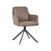 LABEL51 Eetkamerstoel Joy - Taupe - Micro Suede - Draaibaar-Eetkamerstoelen-LABEL51