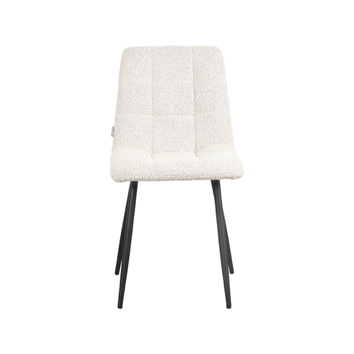 LABEL51 Eetkamerstoel Juul - Champagne - Boucle-Eetkamerstoelen-LABEL51