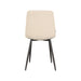 LABEL51 Eetkamerstoel Juul - Zand - Boucle - Zwart Metalen Frame-Eetkamerstoelen-LABEL51