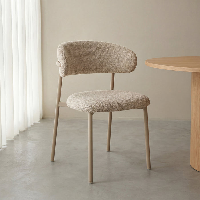 LABEL51 Eetkamerstoel Kaito Beige Taupe 57x55x80 cm