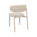 LABEL51 Eetkamerstoel Kaito Stof Beige-Eetkamerstoelen-LABEL51