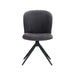 LABEL51 Eetkamerstoel Kimo Antraciet Cosmo Draaibaar 49x62x85 cm-Eetkamerstoelen-LABEL51