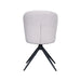 LABEL51 Eetkamerstoel Kimo Naturel Boucle Draaibaar 49x62x85 cm-Eetkamerstoelen-LABEL51