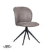 LABEL51 Eetkamerstoel Kimo - Taupe - Micro Suede - Draaibaar-Eetkamerstoelen-LABEL51