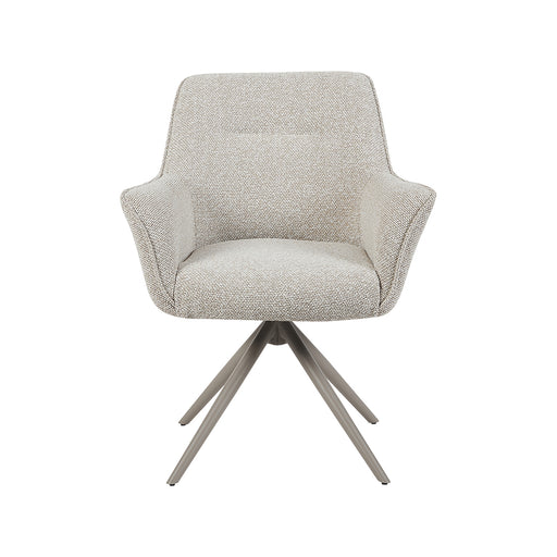 LABEL51 Eetkamerstoel Kimora Naturel Bouclé 65x66x86 cm-Eetkamerstoelen-LABEL51