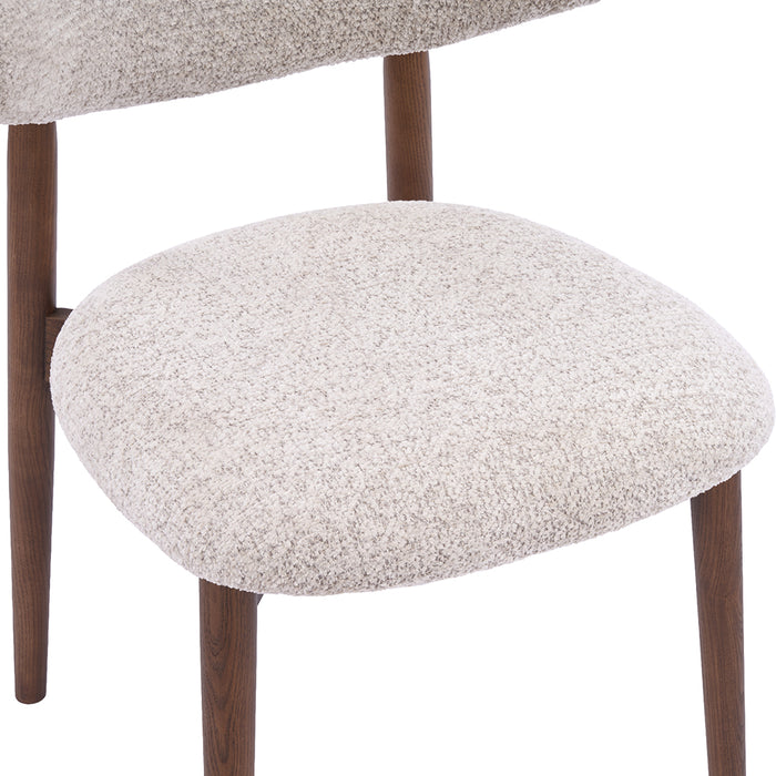 LABEL51 Eetkamerstoel Kyoto Stof Beige-Eetkamerstoelen-LABEL51