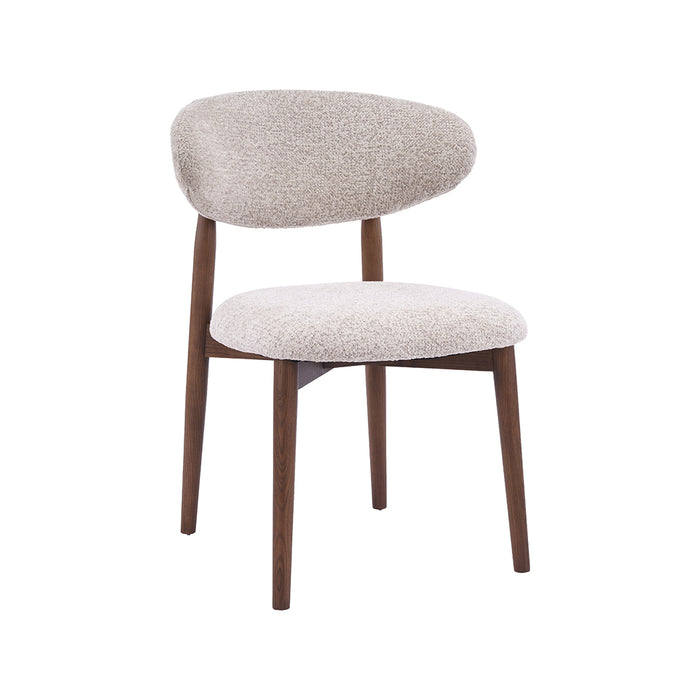 LABEL51 Eetkamerstoel Kyoto Stof Beige-Eetkamerstoelen-LABEL51