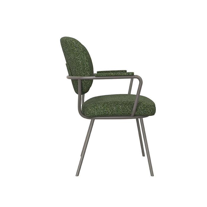 LABEL51 Eetkamerstoel Lausanne Forest Royal Boucle Forest 61x64x89 cm-Eetkamerstoelen-LABEL51