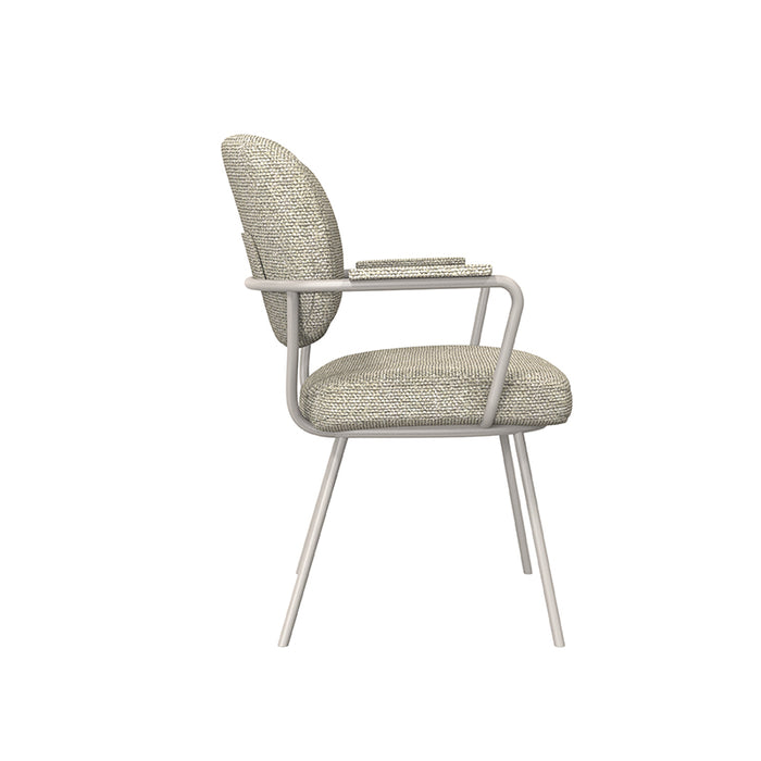 Eetkamerstoel Lausanne - Naturel - Royal Boucle - Taupe...-Eetkamerstoelen-LABEL51