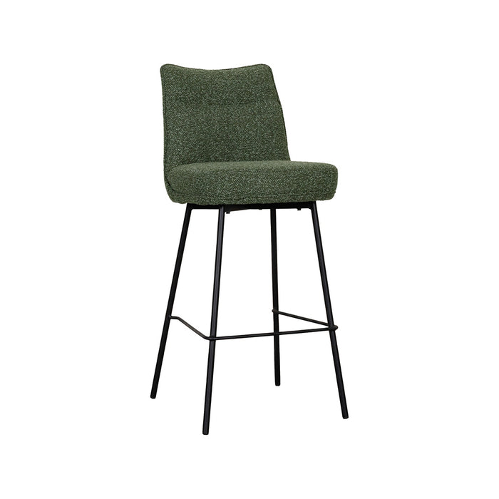LABEL51 Lennon Dining Chair Forest Royal Bouclé High 46x55x107 cm
