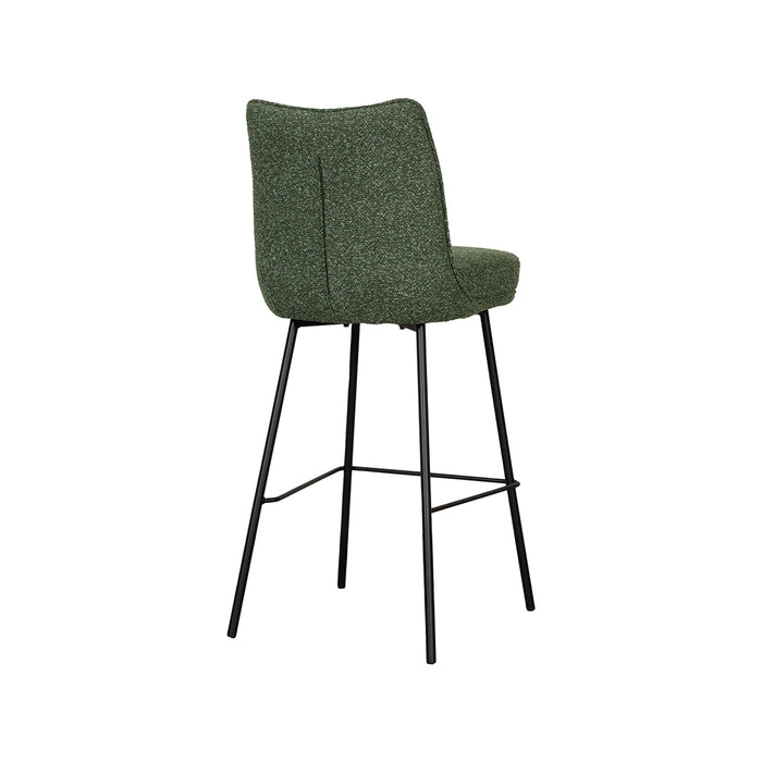 LABEL51 Lennon Dining Chair Forest Royal Bouclé High 46x55x107 cm