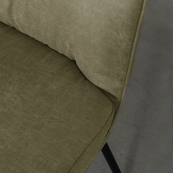 LABEL51 Eetkamerstoel Lennon Moss 50x65x89 cm