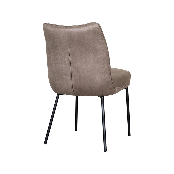 LABEL51 Eetkamerstoel Lennon taupe 50x65x89 cm