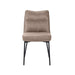 LABEL51 Eetkamerstoel Lennon - Taupe - Micro Suede - Black Frame-Eetkamerstoelen-LABEL51