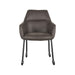 LABEL51 Eetkamerstoel Lenny - Antraciet - Micro Suede-Eetkamerstoelen-LABEL51