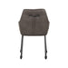 LABEL51 Eetkamerstoel Lenny - Antraciet - Micro Suede-Eetkamerstoelen-LABEL51