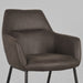 LABEL51 Eetkamerstoel Lenny - Antraciet - Micro Suede-Eetkamerstoelen-LABEL51