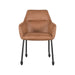 LABEL51 Eetkamerstoel Lenny - Cognac - Micro Suede-Eetkamerstoelen-LABEL51