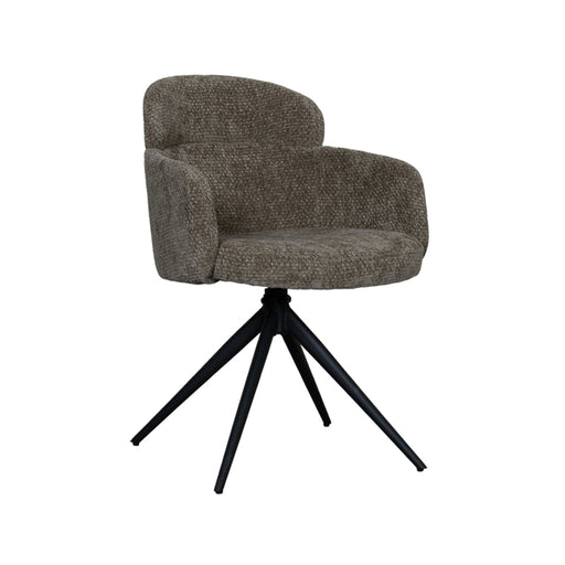 LABEL51 Eetkamerstoel Levi - Hunter - Elite - Black Frame - Draaibaar-Eetkamerstoelen-LABEL51