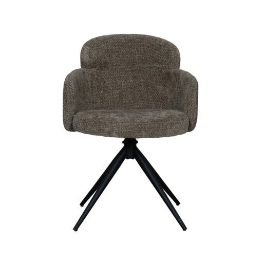 LABEL51 Eetkamerstoel Levi - Hunter - Elite - Zwart Metalen Frame-Eetkamerstoelen-LABEL51