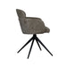 LABEL51 Eetkamerstoel Levi - Hunter - Elite - Zwart Metalen Frame-Eetkamerstoelen-LABEL51