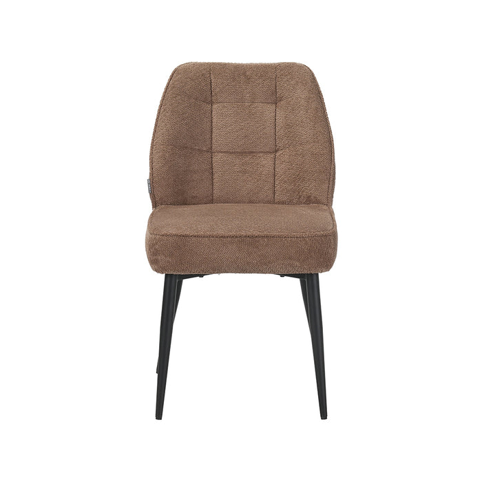 LABEL51 Eetkamerstoel Liam Stof Taupe-Eetkamerstoelen-LABEL51