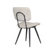 LABEL51 Eetkamerstoel Liva - Naturel - Elite - Black Frame-Eetkamerstoelen-LABEL51