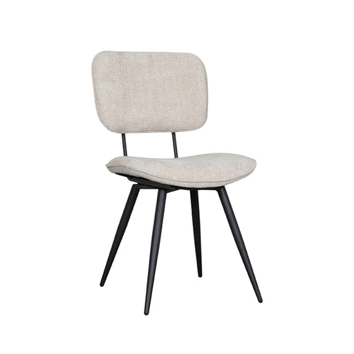 LABEL51 Eetkamerstoel Liva - Naturel - Elite - Black Frame-Eetkamerstoelen-LABEL51