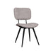 LABEL51 Eetkamerstoel Liva - Stone - Elite - Zwart Metalen Frame-Eetkamerstoelen-LABEL51