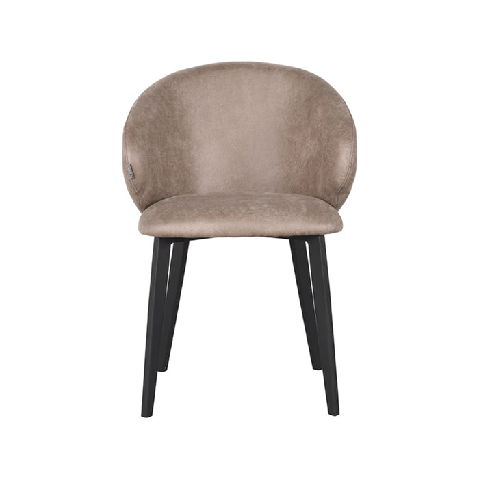 LABEL51 Eetkamerstoel Logan - Taupe - Micro Suede-Eetkamerstoelen-LABEL51