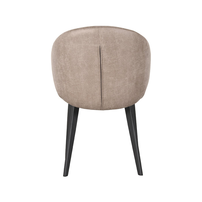 LABEL51 Eetkamerstoel Logan - Taupe - Micro Suede-Eetkamerstoelen-LABEL51