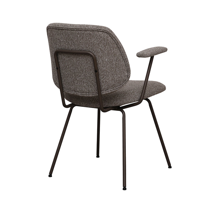 LABEL51 Eetkamerstoel Loreto - Mushroom - Royal Boucle - Brons-Eetkamerstoelen-LABEL51