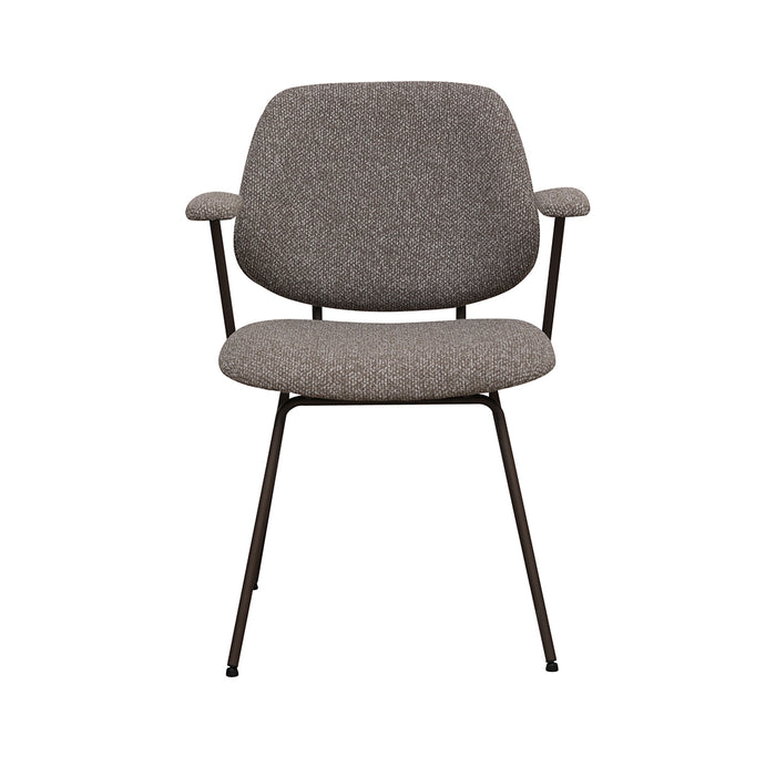 Eetkamerstoel Loreto - Mushroom - Royal Boucle - Brons...-Eetkamerstoelen-LABEL51