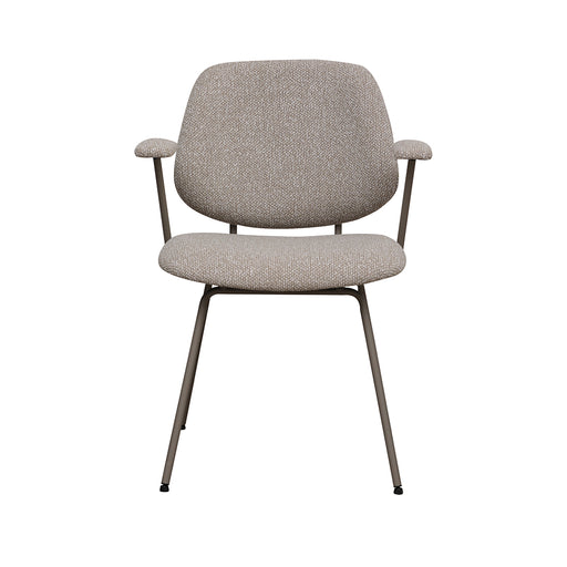 LABEL51 Eetkamerstoel Loreto Naturel Bouclé 59x59x82 cm-Eetkamerstoelen-LABEL51