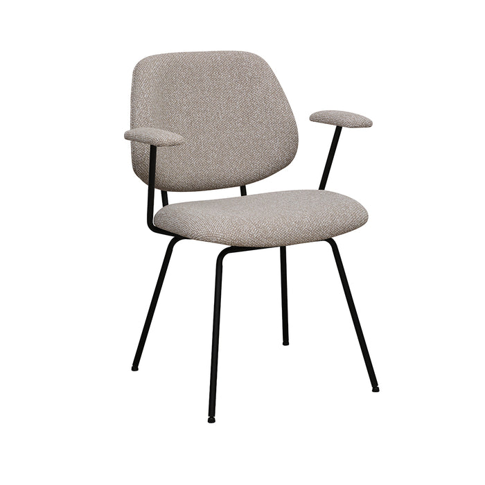 LABEL51 Eetkamerstoel Loreto - Naturel - Royal Boucle-Eetkamerstoelen-LABEL51