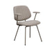 Eetkamerstoel Loreto - Naturel - Royal Boucle - Taupe Metalen...-Eetkamerstoelen-LABEL51