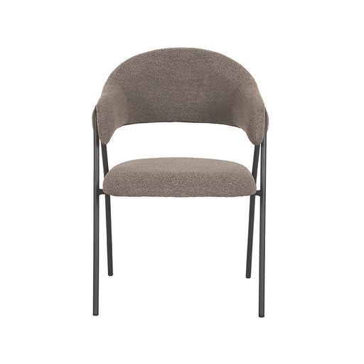 LABEL51 Eetkamerstoel Lowen - Bruin - Boucle-Eetkamerstoelen-LABEL51
