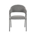 LABEL51 Eetkamerstoel Lowen - Grijs - Boucle-Eetkamerstoelen-LABEL51