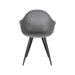 LABEL51 Eetkamerstoel Luca - Antraciet - PP - Zwart Metalen Frame-Eetkamerstoelen-LABEL51