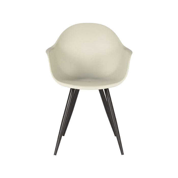 LABEL51 Eetkamerstoel Luca - Breeze - PP - Zwart Metalen Frame-Eetkamerstoelen-LABEL51