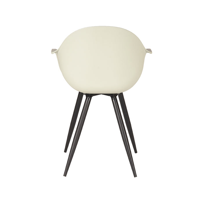 LABEL51 Eetkamerstoel Luca - Breeze - PP - Zwart Metalen Frame-Eetkamerstoelen-LABEL51