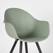 LABEL51 Eetkamerstoel Luca - Forest - PP - Zwart Metalen Frame-Eetkamerstoelen-LABEL51