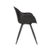 LABEL51 Eetkamerstoel Luca - Zwart - PP - Zwart Metalen Frame-Eetkamerstoelen-LABEL51