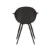LABEL51 Eetkamerstoel Luca - Zwart - PP - Zwart Metalen Frame-Eetkamerstoelen-LABEL51