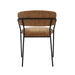 LABEL51 Eetkamerstoel Luuk - Cognac - Elite - Zwart Metalen Frame-Eetkamerstoelen-LABEL51