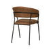 LABEL51 Eetkamerstoel Luuk - Cognac - Micro Suede-Eetkamerstoelen-LABEL51
