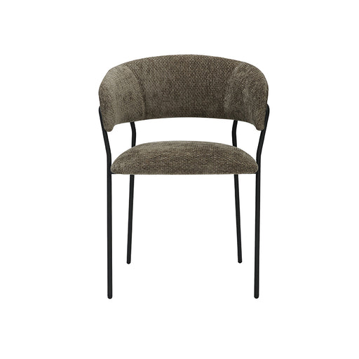 LABEL51 Eetkamerstoel Luuk - Hunter - Elite - Zwart Metalen Frame-Eetkamerstoelen-LABEL51