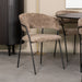 LABEL51 Eetkamerstoel Luuk - Hunter - Elite - Zwart Metalen Frame-Eetkamerstoelen-LABEL51