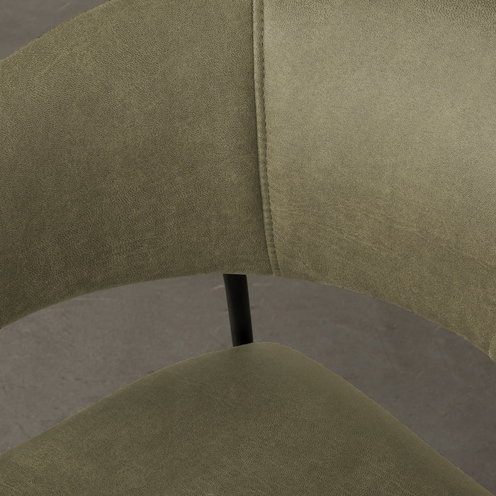 LABEL51 Eetkamerstoel Luuk Moss 58x45x80 cm