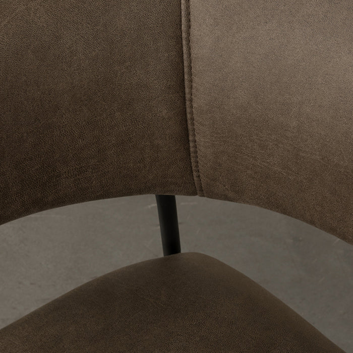 LABEL51 Eetkamerstoel Luuk Moss 58x45x80 cm-Eetkamerstoelen-LABEL51